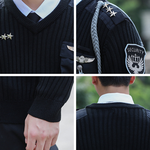 Bán Buôn Thoáng Khí An Ninh Đồng Phục Mùa Thu Bảo Vệ Làm Việc Tổng Thể Logo An Ninh Nhân Bảo Vệ Đồng Phục Trong Ấn Độ An Ninh Đồng Phục Áo Len - Product Image 3