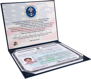 Venta al por mayor certificado de naturalización cubierta con ciudadanía - Product Image 5
