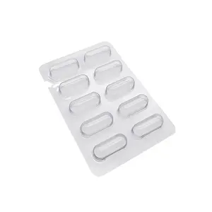 Custom Disposable Medical PET Tray Tablet Blister Packaging Pills