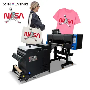 60cm China Fabrik Günstiger Preis Massen produktion benutzer definierte Kleidungs stück T-Shirt Druckmaschine/Maschine Druck T-Shirt Maschine