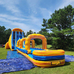 Tobogán de agua inflable gigante inflable GMY y tobogán de deslizamiento inflable Gigante Acuatico Para Adultos tobogán de piscina inflable - Product Image 3
