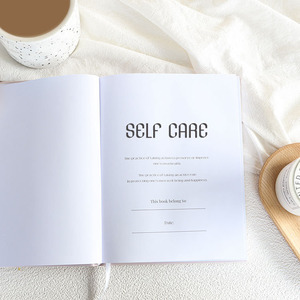 Thả vận chuyển màu hồng chăm sóc sức khỏe Tạp Chí máy tính xách tay cho phụ nữ tự chăm sóc để giảm lo lắng và cải thiện sức khỏe Tâm thần giấy bìa - Product Image 3