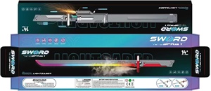 Sabre laser LED lumineux OEM, jouet en plastique pour l'extérieur, idéal pour les activités parent-enfant, modèle étoile scintillante, vente chaude - Product Image 5