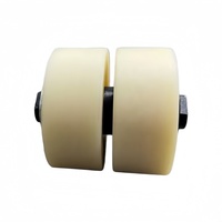 8 #   Accessoires pour Enrouleur de Palettes : Rouleau Inférieur en Nylon Durable pour Machine à Film Étirable