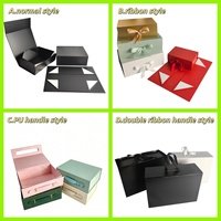 Cajas de Papel Rígido Plegables con Cierre Magnético y Estampado Dorado, Material Ecológico para Empaque de Sombreros y Camisetas