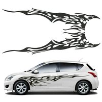 Autocollants de voiture personnalisés pour le côté de la carrosserie, imprimés en vinyle adhésif
