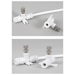 Vanne à aiguille manuelle 1/4'' en plastique de qualité alimentaire, raccord rapide, régulateur de débit d'<span class=keywords><strong>eau</strong></span>, vanne de régulation de débit réglable pour système RO - Product Image 4