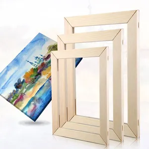 DIY Wooden Picture Frames Natural Wood Frame For Oil Painting Easy to Build diy wood frame canvas