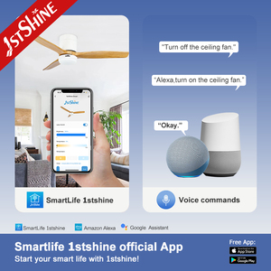 Quạt Trần LED 1 Bóng Quạt Trần Điều Khiển Từ Xa Ba Cánh Gỗ Chất Lượng Cao Quạt Trần Led - Product Image 6