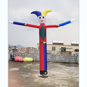 Clown danzante gonfiabile all'aperto con soffiatore gonfiabile Sky Dancing burattino Logo personalizzato formato colore - Product Image 6