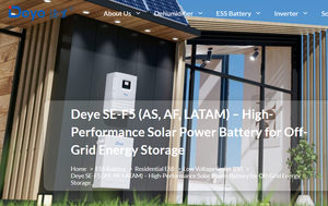 แบตเตอรี่ Deye SE F12 C 11.8kWh LiFePO4 51.2V สำหรับระบบไฮบริดโซลาร์เซลล์  ลดราคาพิเศษ - Product Image 3