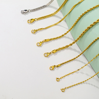 Bijoux fantaisie chaînes personnalisées en acier inoxydable or argent couleur serpent torsadé ovale chaîne liée Bracelet