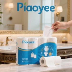 Venta al por mayor de papel higiénico desechable de 2 capas y 3 capas con núcleo impreso, papel higiénico, rollo de papel higiénico - Product Image 2