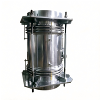 Compensateur de dilatation corrugué en acier inoxydable pour tiges de liaison composées de grande taille