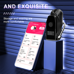 Qiui Cag-Ink 3,0 Chastity Lock 4G Red celular Control remoto Jaula <span class=keywords><strong>de</strong></span> castidad eléctrica Juguetes sexuales para adultos para hombres - Product Image 6