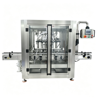Machine de remplissage de bouteilles en acier inoxydable, plastique et verre entièrement automatique haute précision L&B pour lotion, crème, shampoing, gel, pâte