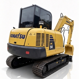 Mini-excavatrice Komatsu PC56-7 d'occasion, 5,3 tonnes, excavatrice sur chenilles, machine japonaise d'origine en stock - Product Image 1