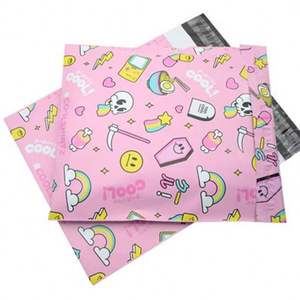 Custom Printed Biodegradable Recyclable Plastic Shipping <b>Bag</b> for <b>Clothing</b> and Hoodies for Supermarket Mailing and Packing - Product Image 1