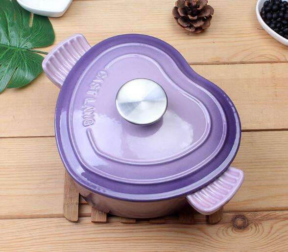 เซรามิกสีม่วง 19ซม