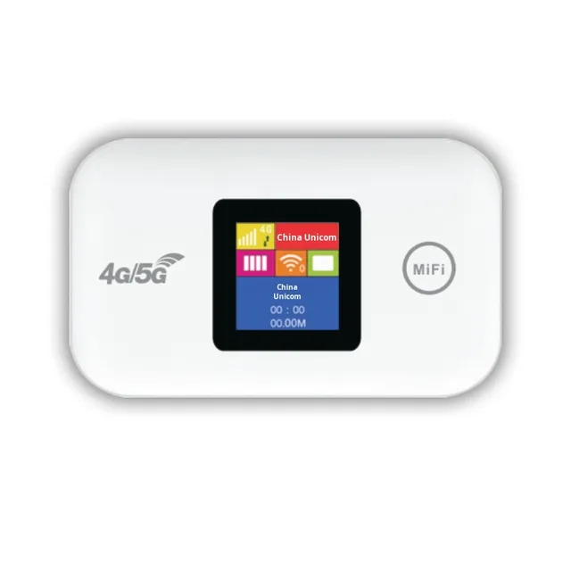 A8 4G Portable Pocket WiFi Router with Color Screen for OfficeBusiness Trip and Outdoor Use