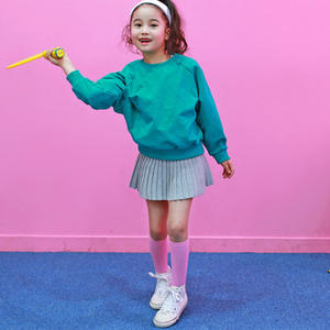 Nouveauté 2017 : Sweat-shirts de sport oversize unis et vierges pour filles - Product Image 1