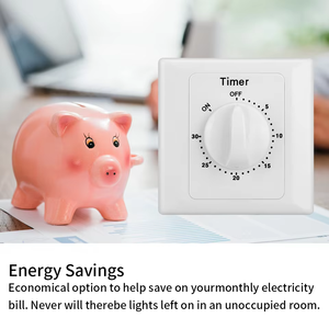 220V AC <strong>Countdown</strong> <strong>Timer</strong> Switch, Mechanical Water Pump <strong>Timer</strong> with 86-Type Panel Mount, Wall-Mounted <strong>Countdown</strong> Control Switch - Product Image 5