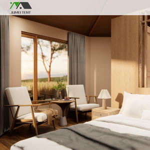 Vente en gros Tente personnalisée facile à installer avec terrasse Tente d'hôtel confortable pour glamping - Product Image 5