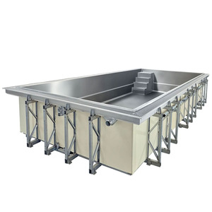 Commercial Outdoor Adult Stainless Steel <strong>Frame</strong> Swimming <strong>Pool</strong> for Gym Club Above Ground Prefabricated Steel <strong>Pool</strong> - Product Image 4