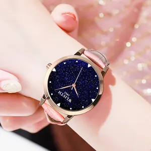 Wristwatches Factory Wholesale Cheap Women Watch Starry Sky Surface Fashion quartz Watches