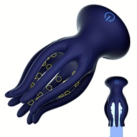 Kovida homme méduse tentacules vibrant pénis gland Massage exercice APP Silicone Masturbatore Traction pénis dispositif d'entraînement
