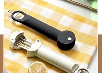 Ouvre-bouteille magnétique en acier inoxydable ouvre-bouteille multifonctionnel pour outil de cuisine ouvre-boîte réglable Diam