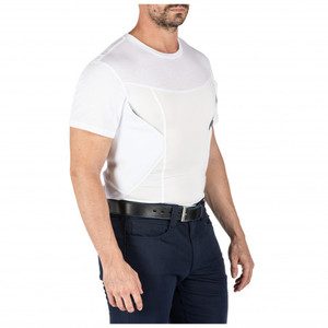 Maglietta a maniche corte da uomo UNDERCOVER in maglia solida, elasticizzata, traspirante, ad asciugatura rapida, taglie forti S-5XL, top estivo - Product Image 3