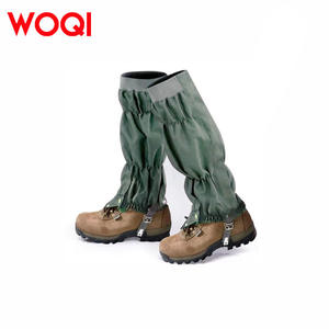 Polainas de nieve Woqi, gruesas, de spandex y poliéster, para senderismo, caza, montañismo, para mujer, color verde militar, mantienen el calor. - Product Image 2