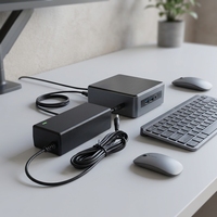 Adaptateur secteur de bureau HYT AC DC 18W avec logo personnalisé disponible pour mini PC