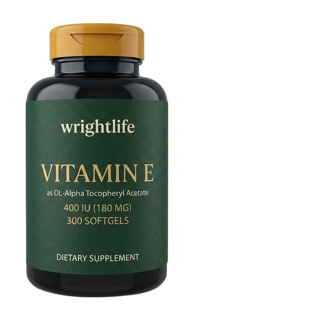 Vitamin E300 Adult Antioxidant Softgel Capsules 2000mg Dose 24-Month Shelf Life Bottled Source Factory OEM