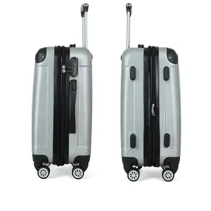 Set di valigie per bagagli leggeri di alta qualità di alta qualità Set di valigie da viaggio 3 pezzi 20 24 28 pollici trolley ABS set di valigie