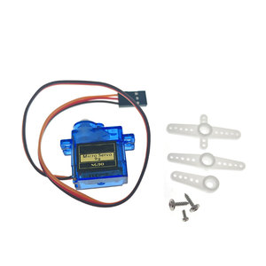 Sg90 9gマイクロサーボモーター,ミニサーボモーターキット,プラスチックギア180度Rc車飛行機用<span class=keywords><strong>Arduino</strong></span>用 - Product Image 1