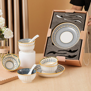 Luxury Tableware <b>Set</b> High Quality Strawberry Bowl White Porcelain Ceramic <b>for</b> Business Gift - Product Image 3