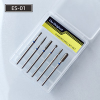 Tête de meulage anti-peau morte, ensemble de tête de meulage de vernis à ongles en diamant pour enlever les ongles