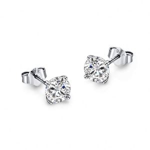 Dylam Simple Design <b>Stud</b> <b>Earrings</b> for Women S925 Sterling <b>Silver</b> Post Rhodium Plated Hypoallergenic <b>Stud</b> <b>Earrings</b> - Product Image 1
