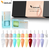 12 pièces/kit Venalisa vernis à ongles Gel coffret cadeau élégant vernis à ongles tremper UV LED haute Piment paillettes système de Gel UV