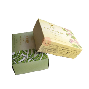 Customized LOGO Cardboard Paper Soap Packaging Cosmetic Box Soap Boxes For Home Made Soap