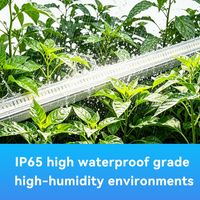 Lampu LED Grow Light 120W di Bawah Kanopi, Efisiensi 3.0, Tahan Air IP65, Lampu Suplemen untuk Pencahayaan Sisi Bawah Tanaman Besar