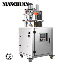 Machine de scellage semi-automatique haute efficacité multi-positions pour petites boîtes de thé, scelleuse thermique pour feuilles d'aluminium pour emballages ronds