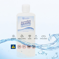 Liquide de nettoyage spécial pour machine de nettoyage à ultrasons électrique bijoux gemmes (anti-ternissement) diamant argent or-50/125/250ML