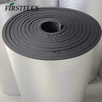 FIRSTFLEX Isolation en caoutchouc nitrile imperméable et ignifuge avec feuille d'aluminium pour les projets de construction