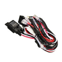 Faisceau de câblage noir pour barre lumineuse LED, interrupteur combiné, interrupteur à bascule laser ON-OFF, relais 30A, fusible neuf pour voiture