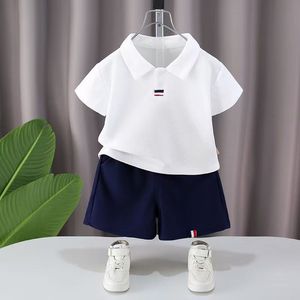 Nouveautés - Ensembles <span class=keywords><strong>de</strong></span> vêtements d'é<span class=keywords><strong>t</strong></span>é pour enfants - <span class=keywords><strong>T</strong></span>-<span class=keywords><strong>shirt</strong></span> et short en coton pour bébé garçon - Ensemble <span class=keywords><strong>de</strong></span> vêtements imprimés <span class=keywords><strong>de</strong></span> dessins animés pour enfants - 2 pièces - Product Image 6