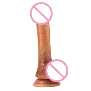 Best Selling Silicone Dildo High Quality With Nice Colors Oem and Odm Accepted Real Touch Single Dildo