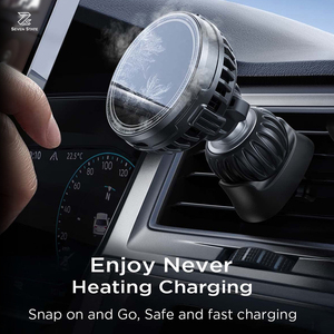 Chargeur sans fil magnétique pour <span class=keywords><strong>voiture</strong></span>, avec <span class=keywords><strong>support</strong></span> de charge de refroidissement par glace, <span class=keywords><strong>support</strong></span> de téléphone de <span class=keywords><strong>voiture</strong></span> rotatif à 360 ° - Product Image 5